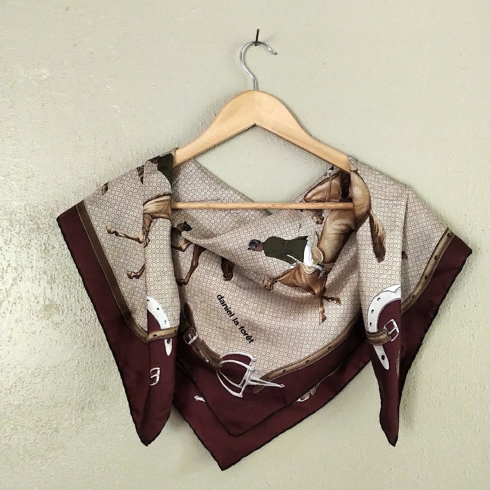 Vintage daniel la foret scarf